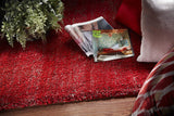 2' X 4' Polyester Red Heather Area Rug - Homeroots - Flyclothing LLC