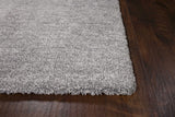 2' X 4' Grey Heather Indoor Shag Rug - Homeroots