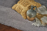 2' X 4' Polyester Grey Area Rug - Homeroots