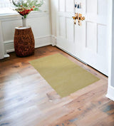 2' X 4' Canary Yellow Indoor Shag Rug - Homeroots - Flyclothing LLC