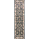 8' Grey Or Ivory Polypropylene Runner Rug - Homeroots