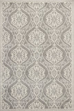 3' X 5' Silver Moroccan Indoor Outdoor Area Rug - Homeroots