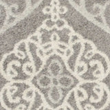 3' X 5' Silver Moroccan Indoor Outdoor Area Rug - Homeroots - Flyclothing LLC