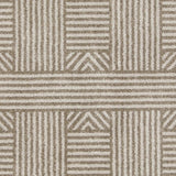 3' X 5' Beige and Ivory Geometric Indoor Outdoor Area Rug - Homeroots - Flyclothing LLC