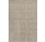 3' X 5' Beige and Ivory Geometric Indoor Outdoor Area Rug - Homeroots