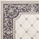 3' X 5' Gray and Ivory Trellis Area Rug - Homeroots - Flyclothing LLC