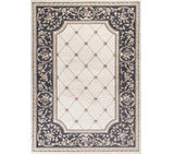 3' X 5' Gray and Ivory Trellis Area Rug - Homeroots - Flyclothing LLC