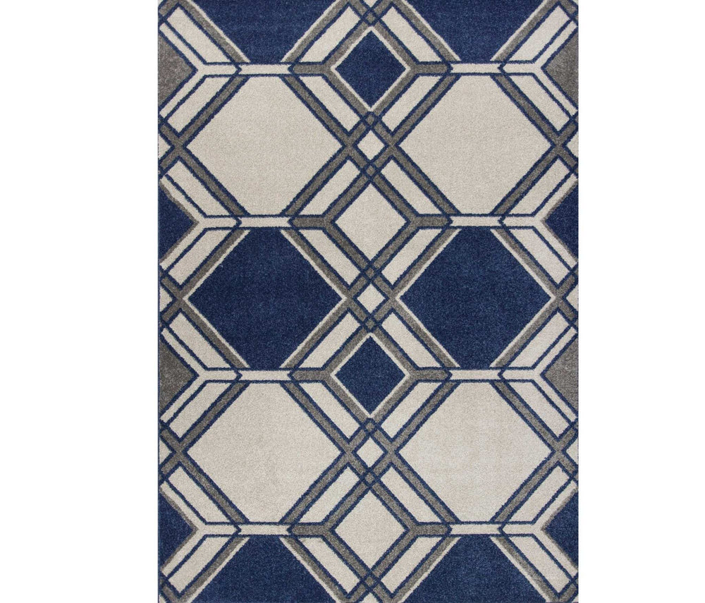 3' X 5' Ivory Geometric Area Rug - Homeroots - Flyclothing LLC
