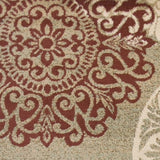 3' X 5' Sage Green Area Rug - Homeroots