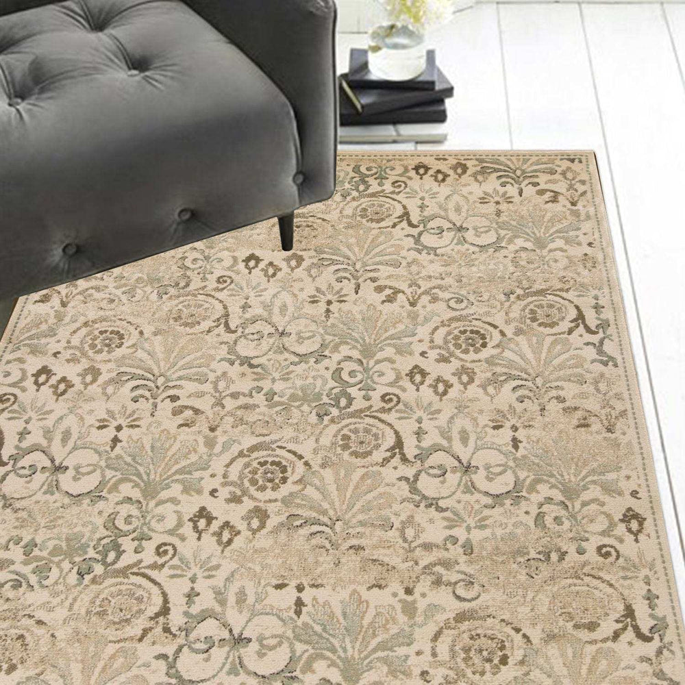 3' X 5' Ivory Area Rug - Homeroots - Flyclothing LLC