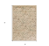 3' X 5' Ivory Area Rug - Homeroots - Flyclothing LLC