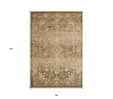 3' X 5' Beige Area Rug - Homeroots - Flyclothing LLC
