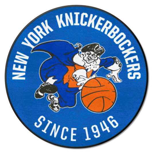 NBA Retro New York Knickerbockers Roundel Rug - 27in. Diameter - New York Knickerbockers