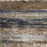 2' X 4' Ivory and Blue Area Rug - Homeroots - Flyclothing LLC