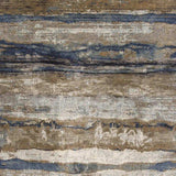 2' X 4' Ivory and Blue Area Rug - Homeroots - Flyclothing LLC