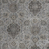 2' X 4' Silver Damask Area Rug - Homeroots - Flyclothing LLC