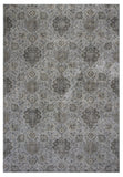 2' X 4' Silver Damask Area Rug - Homeroots