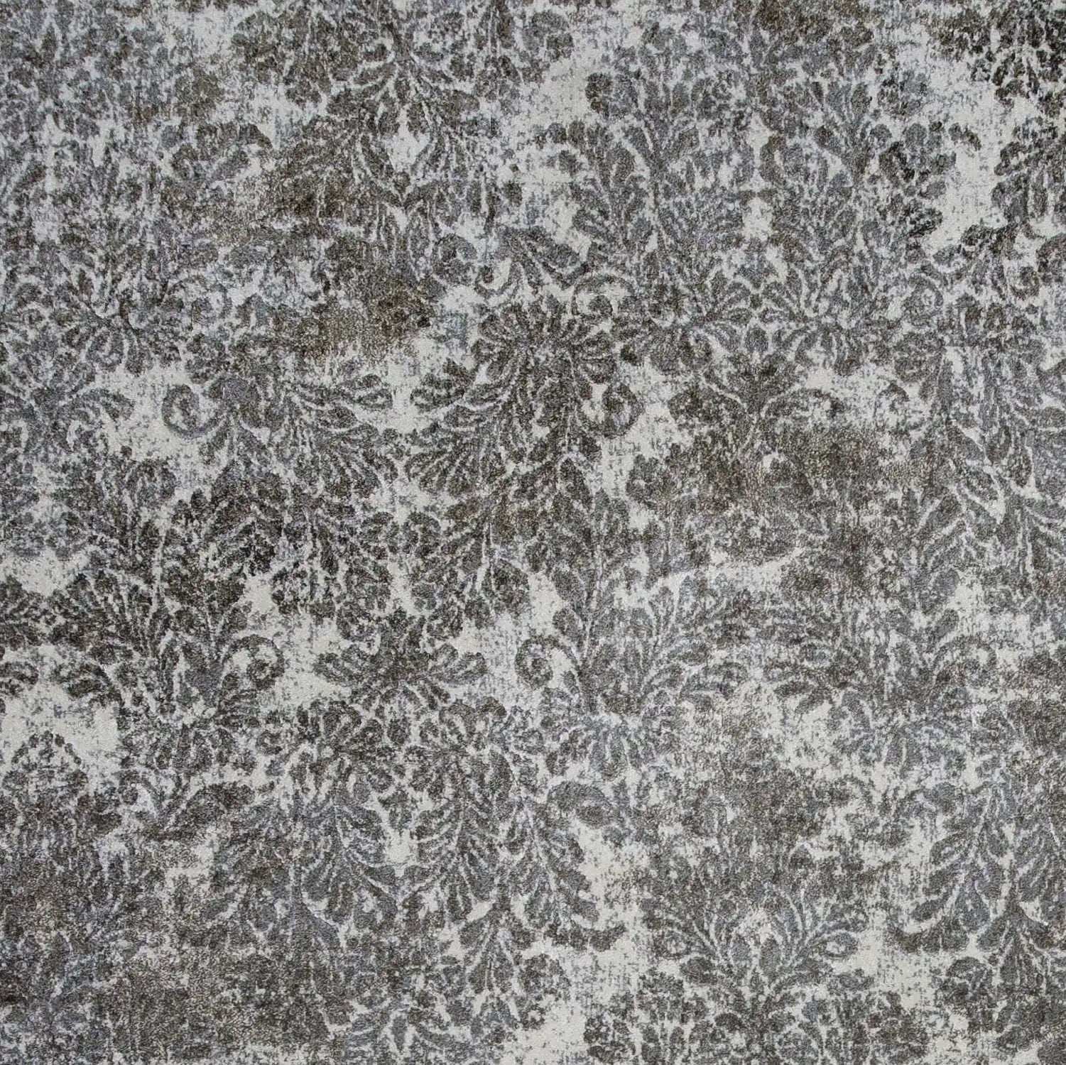 2' X 4' Ivory Damask Area Rug - Homeroots - Flyclothing LLC