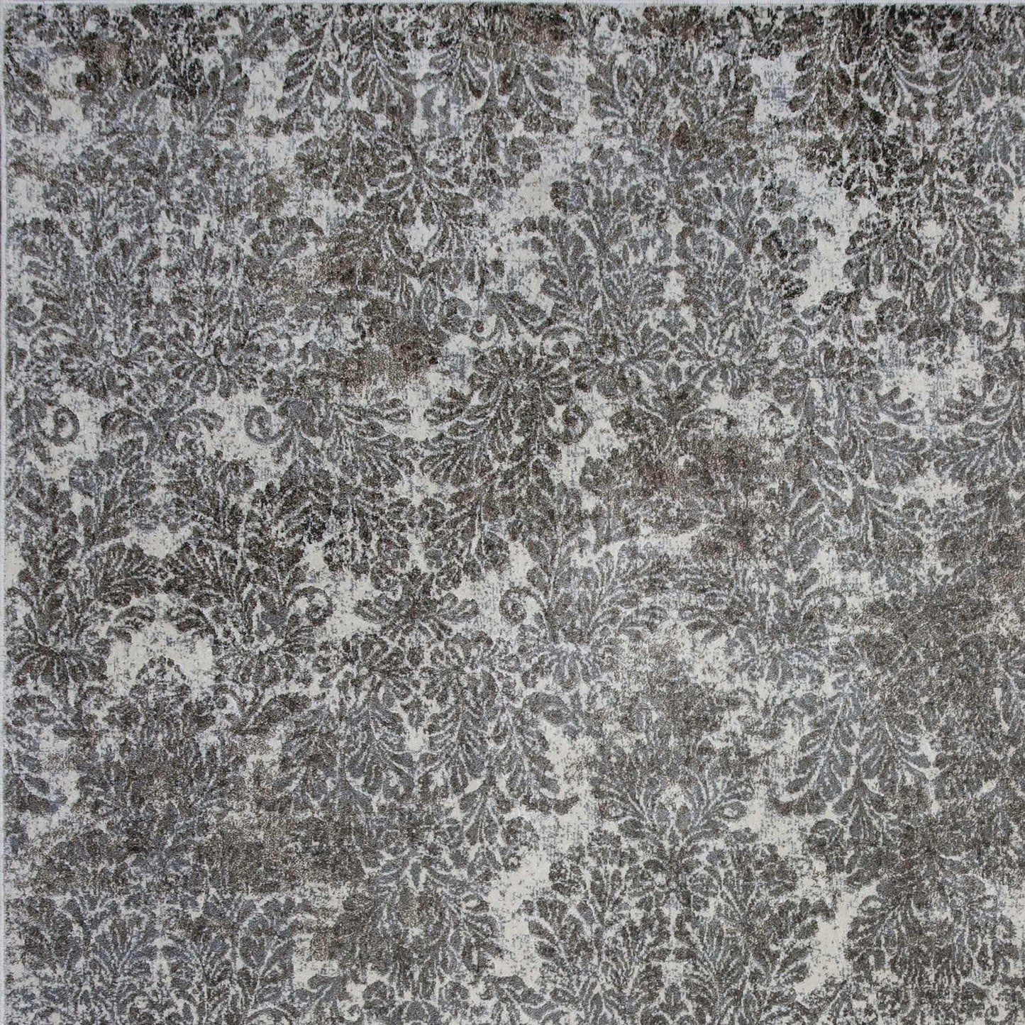 2' X 4' Ivory Damask Area Rug - Homeroots - Flyclothing LLC