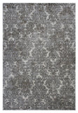 2' X 4' Ivory Damask Area Rug - Homeroots