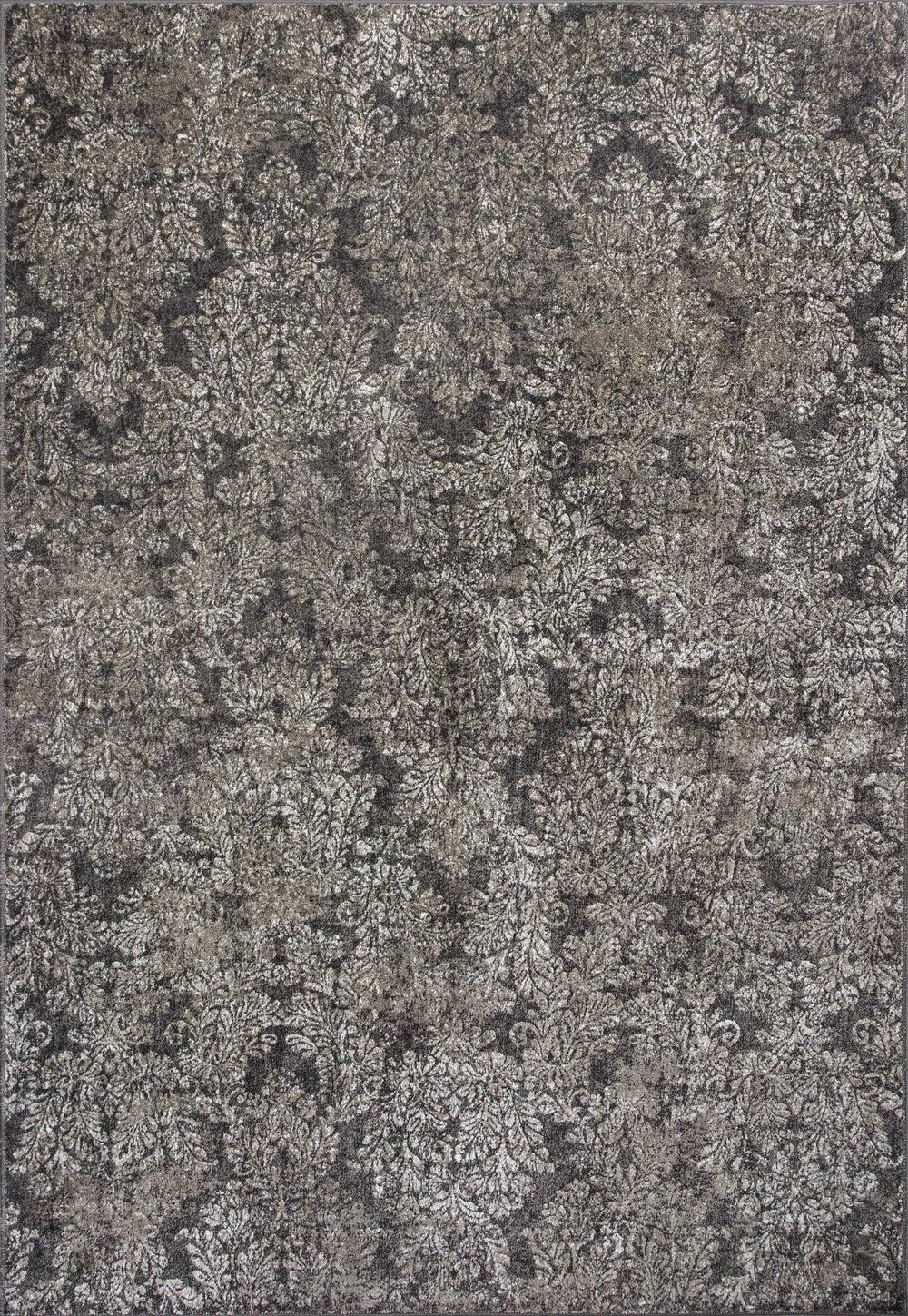 2' X 4' Taupe/Sand Damask Area Rug - Homeroots - Flyclothing LLC