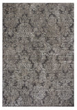 2' X 4' Taupe/Sand Damask Area Rug - Homeroots