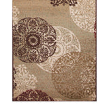 2' X 8' Sand Polypropylene Runner Rug - Homeroots