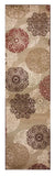 2' X 8' Sand Polypropylene Runner Rug - Homeroots