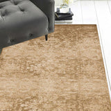 2' X 8' Beige Polypropylene Runner Rug - Homeroots