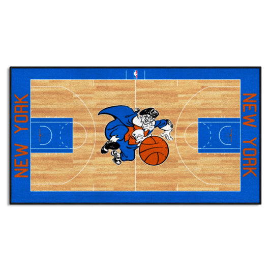 NBA Retro New York Knickerbockers Court Runner Rug - 24in. x 44in. - New York Knickerbockers