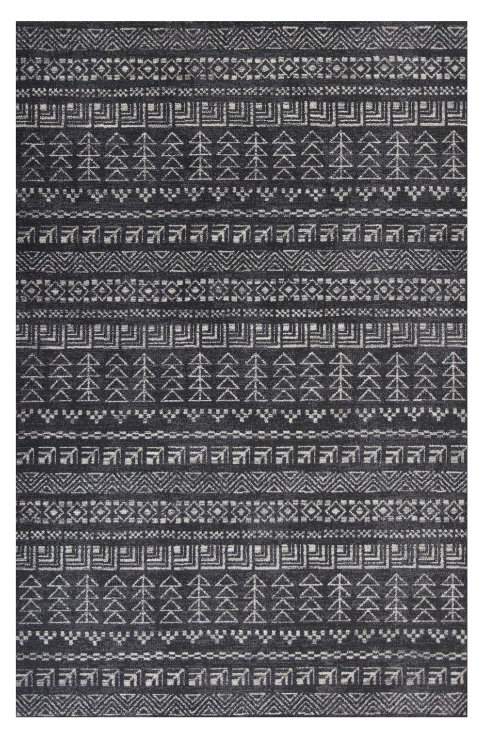 3' X 5' Gray Area Rug - Homeroots