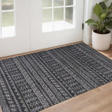 3' X 5' Gray Area Rug - Homeroots