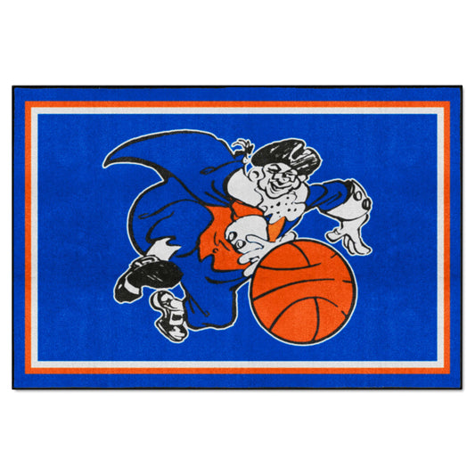 NBA Retro New York Knickerbockers 5ft. x 8 ft. Plush Area Rug - New York Knickerbockers