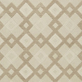 2' X 4' Ivory Diamond Wool Area Rug - Homeroots