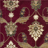 8' Red and Ivory Floral Runner Rug - Homeroots - Flyclothing LLC