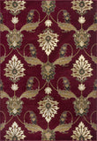 3' X 5' Red Area Rug - Homeroots
