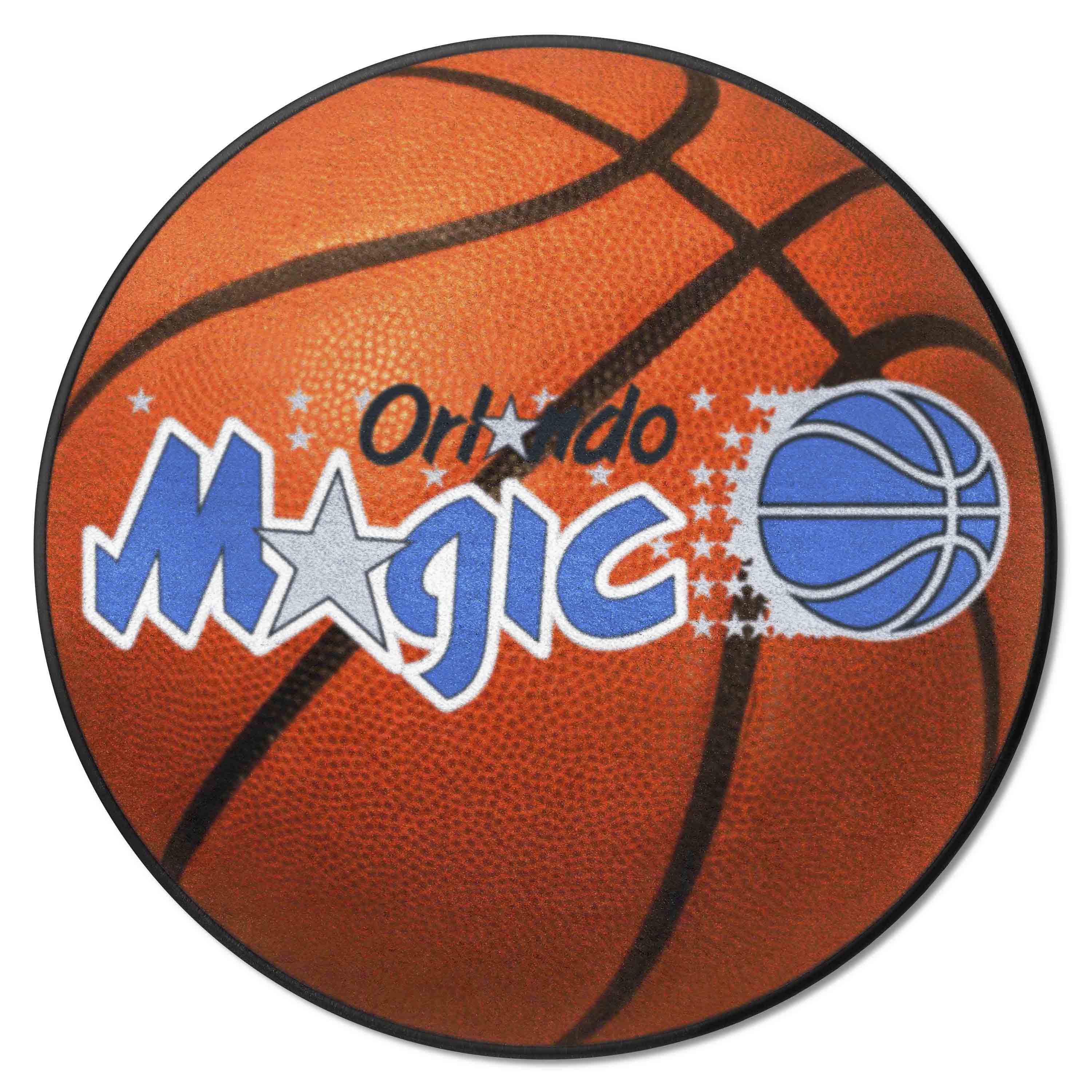 NBA Retro Orlando Magic Basketball Rug - 27in. Diameter - Orlando Magic