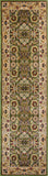 3' X 5' Green Taupe Machine Woven Floral Traditional Indoor Area Rug - Homeroots