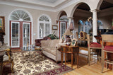 3' X 5' Ivory Red Machine Woven Floral Traditional Indoor Area Rug - Homeroots - Flyclothing LLC