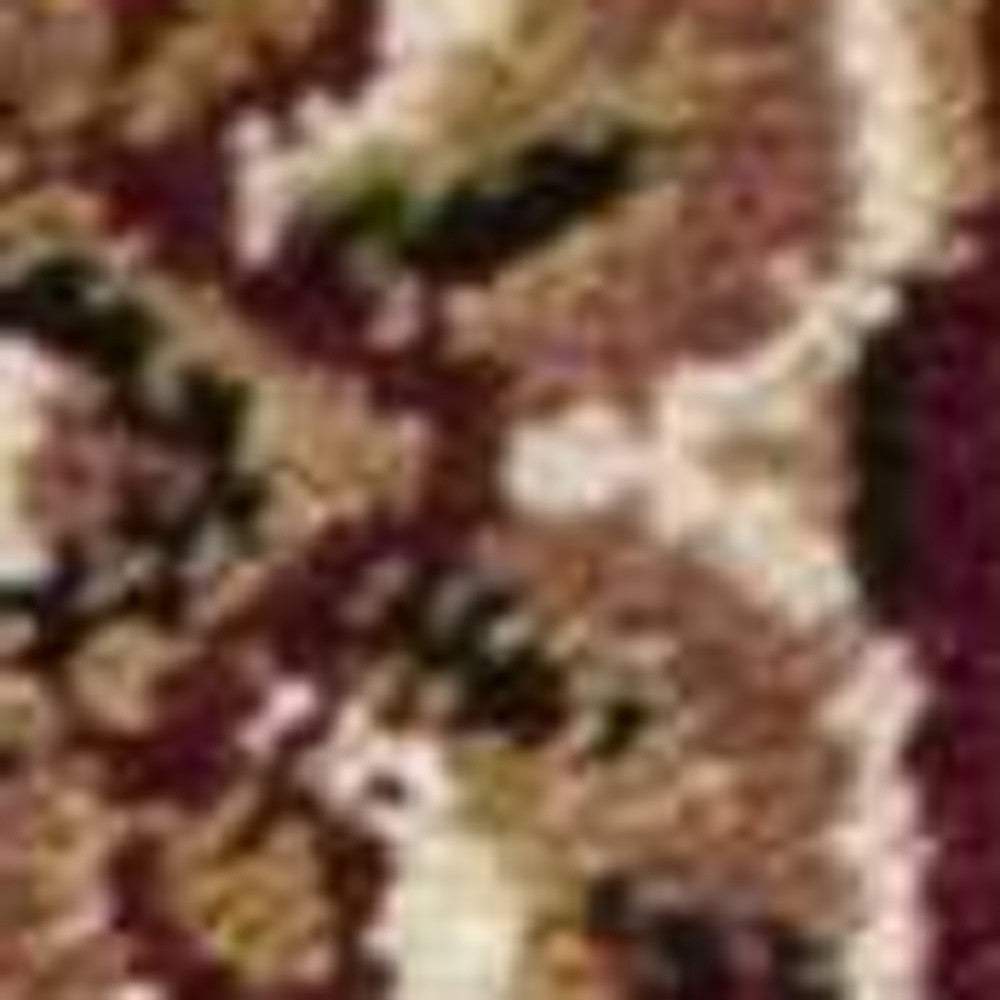 2' X 8' Red Or Beige Medallion Runner Rug - Homeroots - Flyclothing LLC
