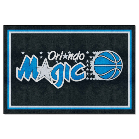 NBA Retro Orlando Magic 5ft. x 8 ft. Plush Area Rug - Orlando Magic