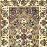 2' X 8' Beige Or Ivory Medallion Runner Rug - Homeroots - Flyclothing LLC