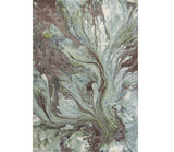 3' X 5' Blue Abstract Area Rug - Homeroots