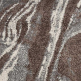 3' X 5' Brown Abstract Area Rug - Homeroots
