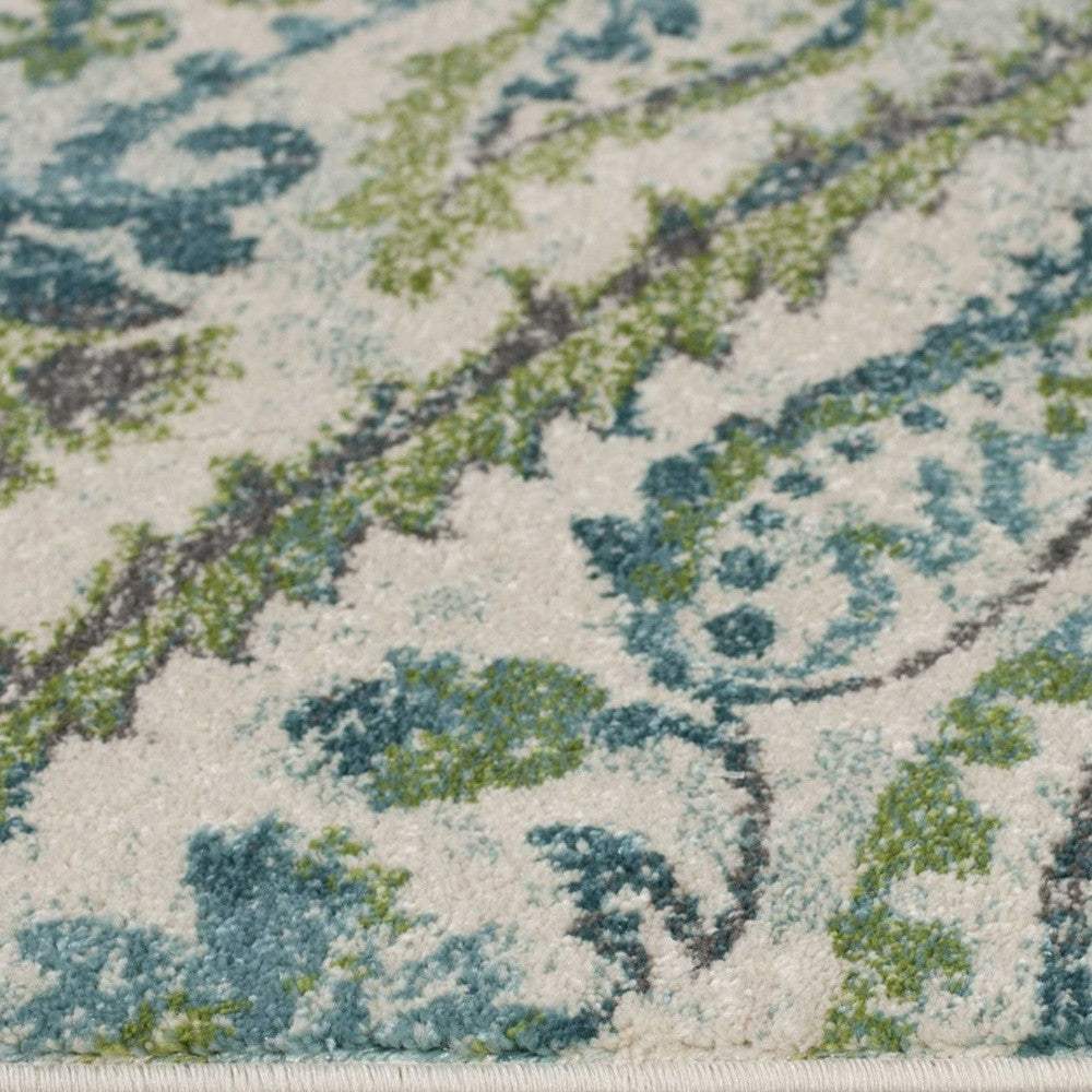 3' X 5' Ivory Ogee Area Rug - Homeroots - Flyclothing LLC
