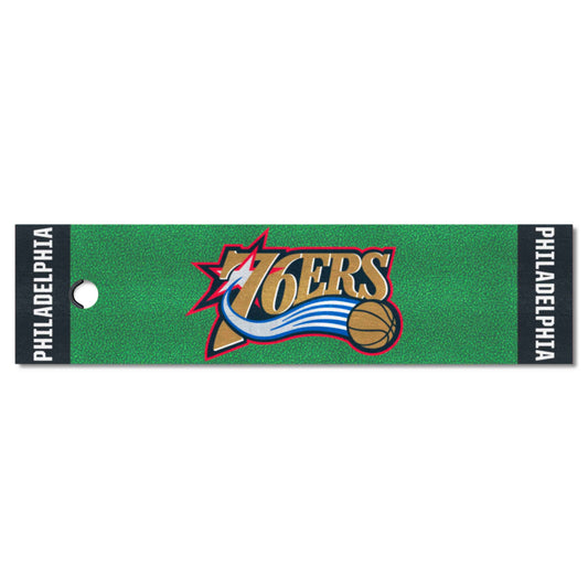 NBA Retro Philadelphia 76ers Putting Green Mat - 1.5ft. x 6ft. - Philadelphia 76ers