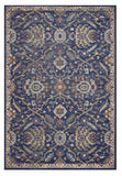3' X 5' Royal Blue Oriental Area Rug - Homeroots