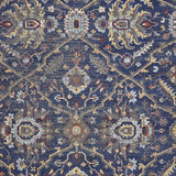 3' X 5' Royal Blue Oriental Area Rug - Homeroots - Flyclothing LLC