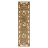 2' X 8' Beige Or Ivory Medallion Runner Rug - Homeroots