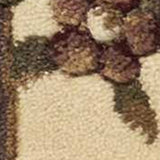 8' Green and Ivory Medallion Runner Rug - Homeroots - Flyclothing LLC